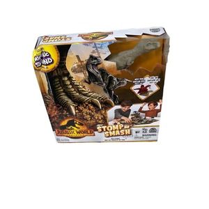 Jurassic World Dominion STOMP N’ SMASH Board Game Dinosaur With Kinetic Sand